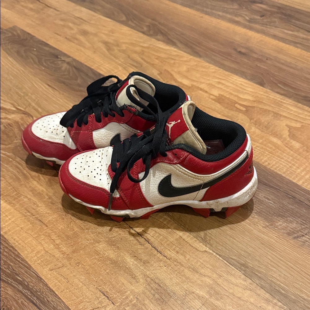 Nike Kids Red and White cleats